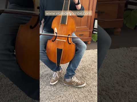 Lutherie Valmont 6 strings bass viola da gamba - new made instrument 2022