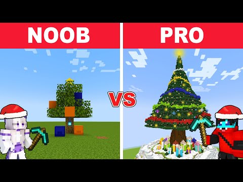 EPIC Christmas Tree Build Challenge – NOOB vs PRO