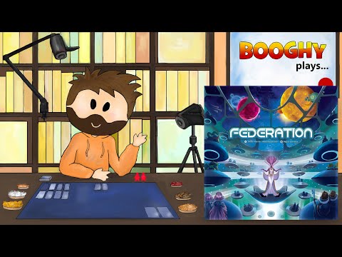 Booghy plays... Federation(2p, Rules Overview, Playthrough, Review)