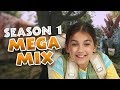 Dino Dana |  Season 1 Clip Megamix | Michela Luci, Saara Chaudry