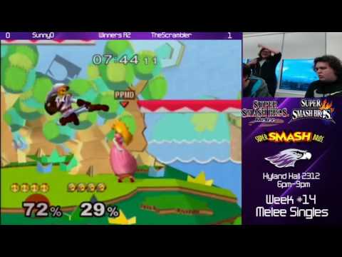 [WW 15] WR2 TheScrambler(Fox,Link) vs. SunnyD(Marth,Peach) - Melee Singles