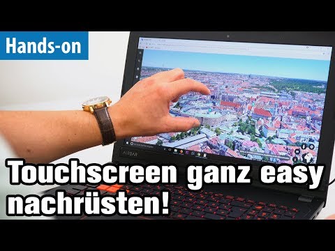 So rüstest Du günstig einen Touchscreen bei Deinem Notebook nach mit AirBar | Hands-on