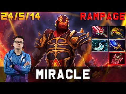 Miracle Ember Spirit RAMPAGE | Patch 7.31b | Dota 2 Pro MMR Gameplay