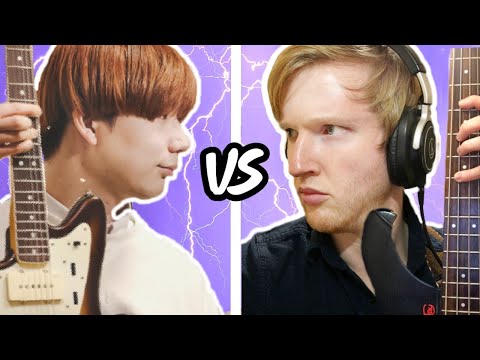 CRAZIEST Guitar vs. Bass Tapping Battle (ft. Ichika Nito)