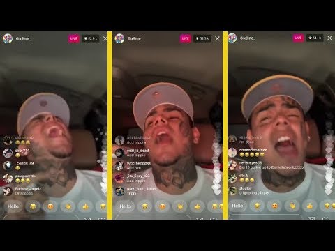 6IX9INE Gives His Best Impression Of A Trippie Redd Song!