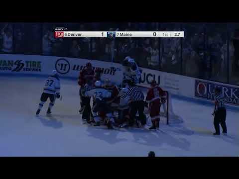 Goal Highlights: Maine Men's Hockey 2, Denver 1
