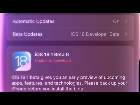 iOS 18.1 beta 6 is OUT