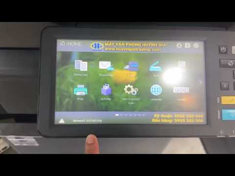 Thiết lập IP máy photocopy Toshiba 3518a - 4518a - 5018a - 2518a-3018a