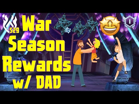Alliance War Season 29 Rewards w/ Dad + Season Review & Stats