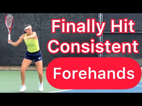 Hit Faster & More Consistent Forehands (Pro Tennis Technique)