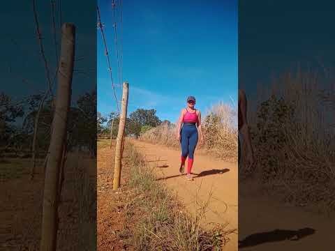Caminhada sertaneja Comunidade Santa Rita município Vianópolis Goiás Brasil