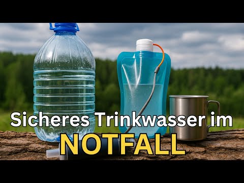 Sicheres Trinkwasser im Notfall – Filter, Lagerung und Sammelmethoden