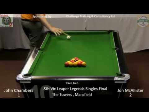 8th Vic Leaper Legends Singles - Final - Jon McAllister v John Chambers