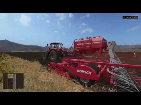FS 17 PS4 New map Mustang Valley Ranch.  Massive fields !!!