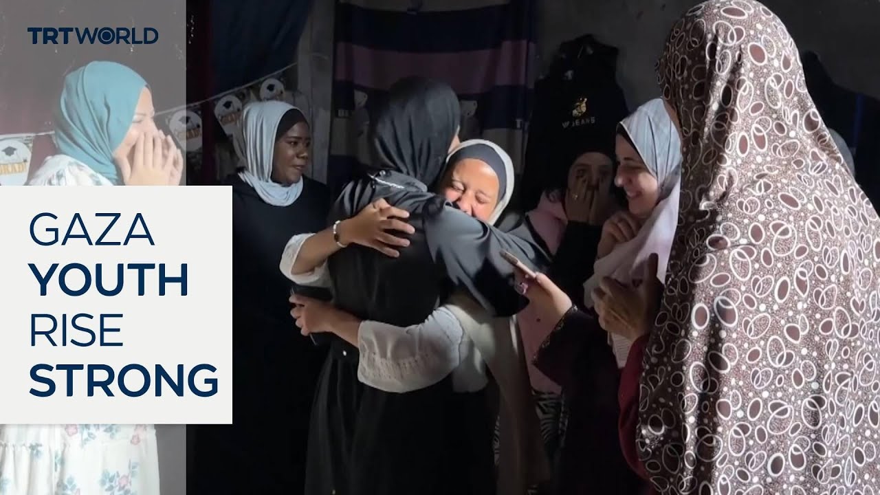 Gaza’s students triumph in high school exams