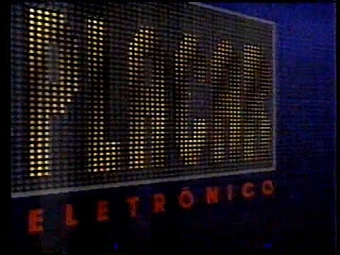 Placar Eletrônico (Rede Globo RJ) - 08/11/1992