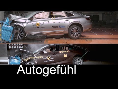 VW Arteon vs Opel Insignia Crash Test - Autogefühl