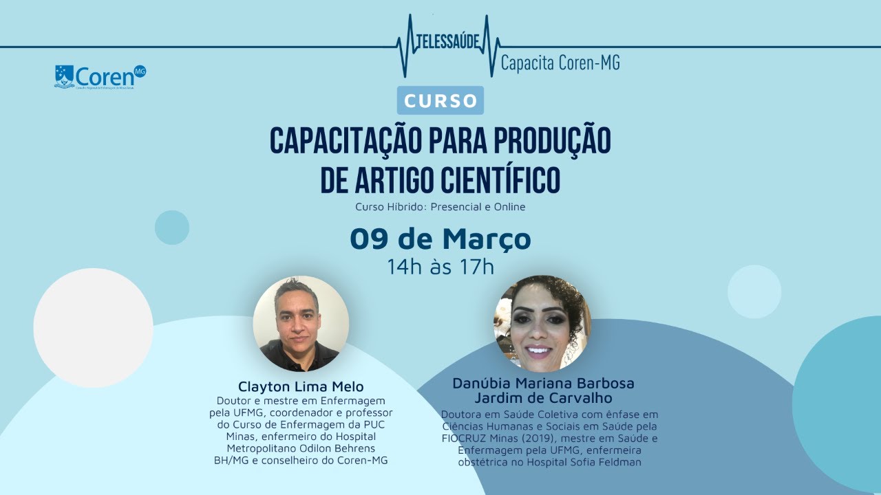 Curso de Capacitação para Produção de Artigo Científico