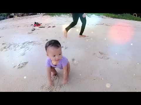 Tasneem at the beach