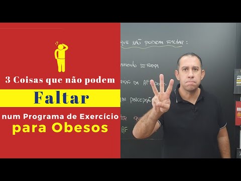 3 Coisas que Não podem Faltar num Programa de Exercício para Obesos