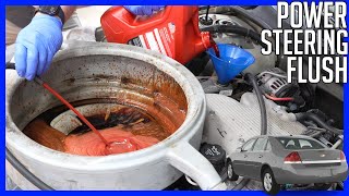 How to Flush Power Steering Fluid Chevrolet Impala 2006-2016 3.5L V6 | EASY!
