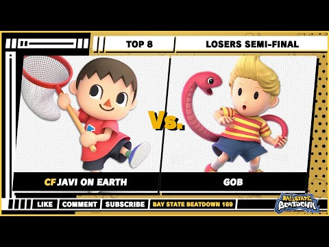 Bay State Beatdown 169 - Losers Semi-Final - JAVI ON EARTH (Villager) VS Gob (Lucas) - SSBU Singles
