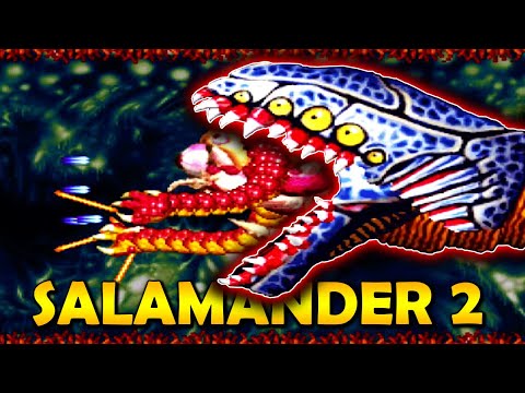 Salamander 2 Arcade Game 2 Player Full Playthrough HD 60FPS Sequel to Life Force