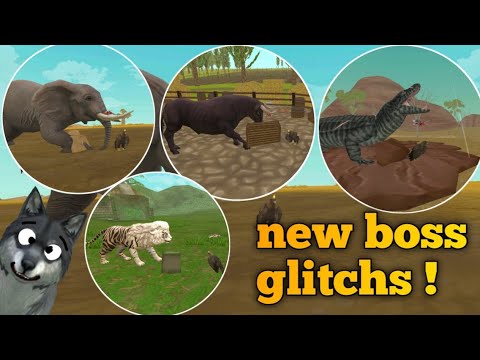 New  Boss glitchs in wildcraft this is working for all bosses bull elipant  Bull tigon megalania 😧
