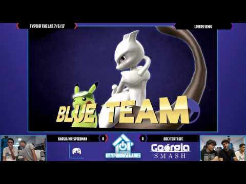 Typo @ Lab 7/13/17 - Kargo/Mr.Speedman vs Doc/TortasFC - Smash 4 Doubles Losers Semis