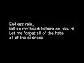 x japan endless rain Karaoke