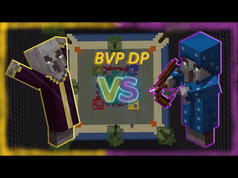 Evoker vs Illusioner - Minecraft Mob Battle (Better Village & Pillage Datapack)