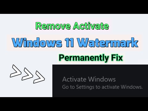 Удалить активировать водяной знак Windows 11 навсегда исправить