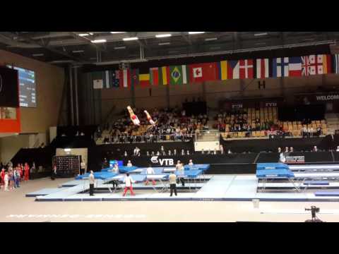 UEYAMA Yasuhiro,ITO Masaki JPN compulsory Trampoline World Championships 2015