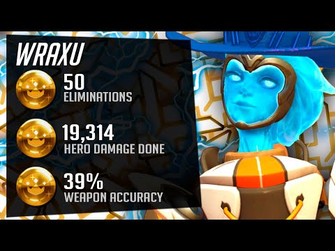 Wraxu Echo Main?! 50 elims! [ Overwatch Season 31 Top 500 ]