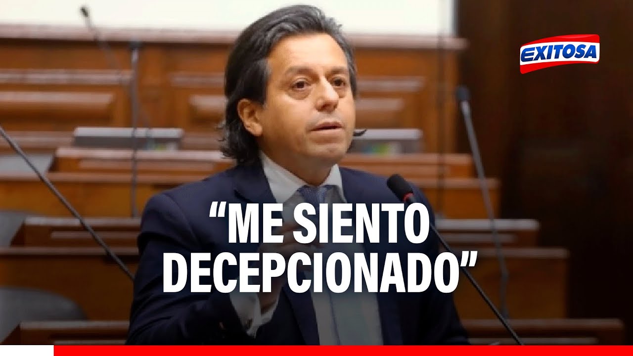 🔴🔵 Edward Málaga tras Voto de Confianza a Gabinete Arana: "Me siento decepcionado"