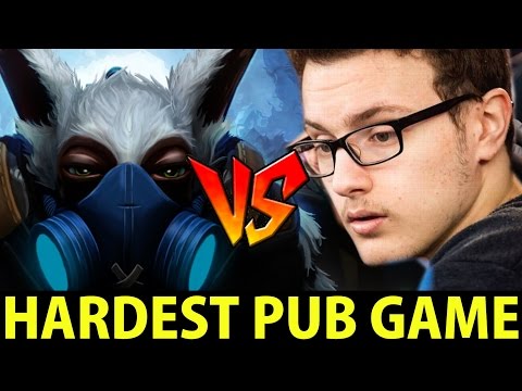 Miracle- Dota2 [Invoker] vs Meepo - The Hardest Pub Game