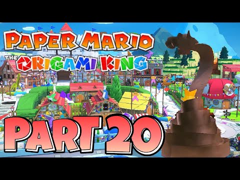 Paper Mario: The Origami King Gameplay Part 20 "Reclaim Bowser’s Castle" (NO COMMENTARY)