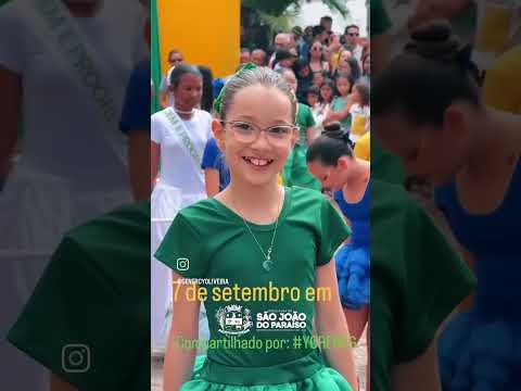 7 de setembro 2026 em São João do Paraíso Minas Gerais.