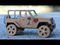 How To Make RC Car Jeep Wrangler Amazing Cardboard Car DIY