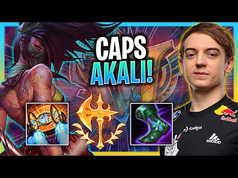 CAPS BRINGS BACK AKALI! | G2 Caps Plays Akali Mid vs Orianna!  Season 2023
