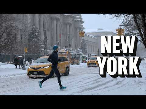 NYC’s Wealthiest Street in a Snowstorm — 5th Avenue Walk
