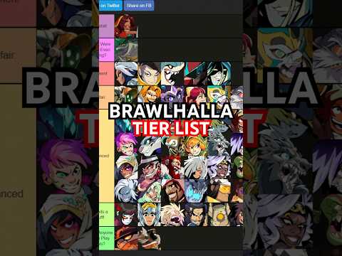 Brawlhalla Character Tier List #brawlhalla #tierlist #downtownjaybrown
