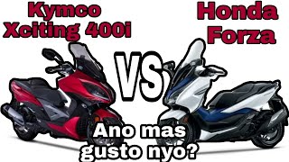 Kymco Xciting 400i vs Honda Forza 300 | Comparison