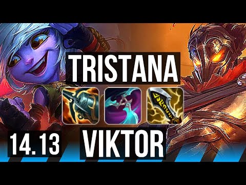 TRISTANA vs VIKTOR (MID) | 12/0/2, 65% winrate, Legendary | EUW Grandmaster | 14.13