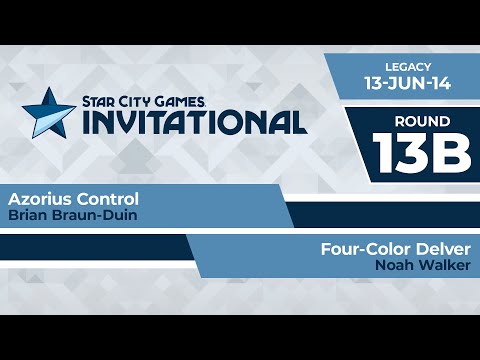 SCGINVI: Round 13b - Brian Braun-Duin vs Noah Walker | Legacy