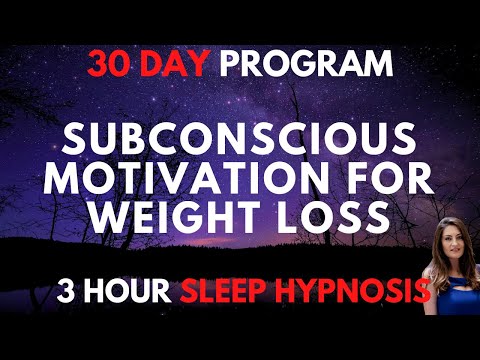 Sleep Hypnosis for Weight Loss - Subconscious Motivation to Lose Weight