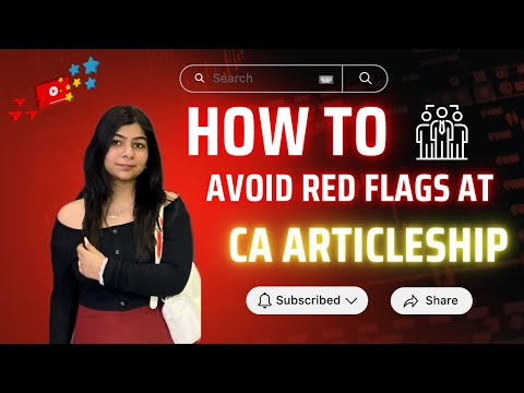 CA Articleship Gone Wrong: 5 Red Flags That’ll Drain You⛳️😭