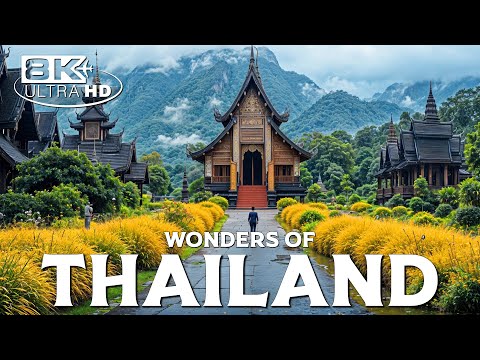 Wonders of Thailand | Discover Temples, Tropical Islands & Golden Beaches | 8K UHD Travel Video