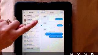 Old Version Tutorial - How to Forward/Delete Individual Text Message (iPad/iPhone iOS 7.0)