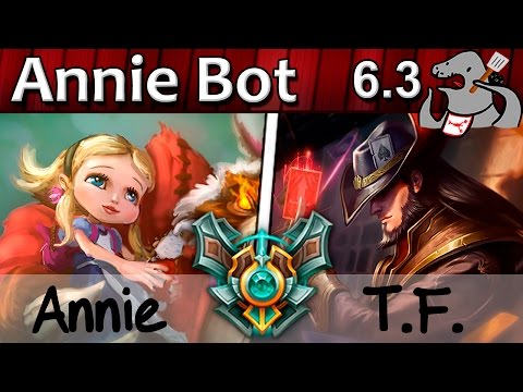 Annie Bot - Annie vs Twisted Fate - Mid - Master S6 | 21